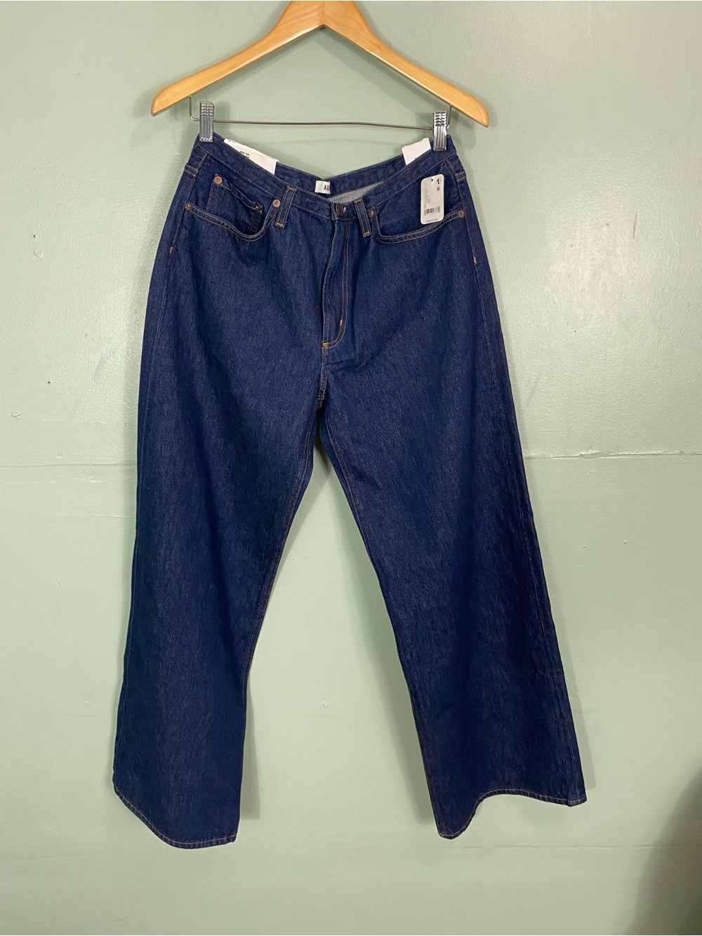 Agolde Keira Jean In Rinse Blue Size 28 Baggy - Picture 2 of 7